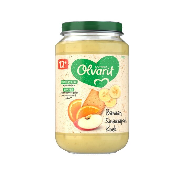 Banaan sinaasappel koek 12 mnd (Pot, 200g)