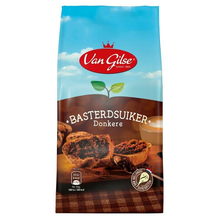 Basterdsuiker donker (Zak, 600g)