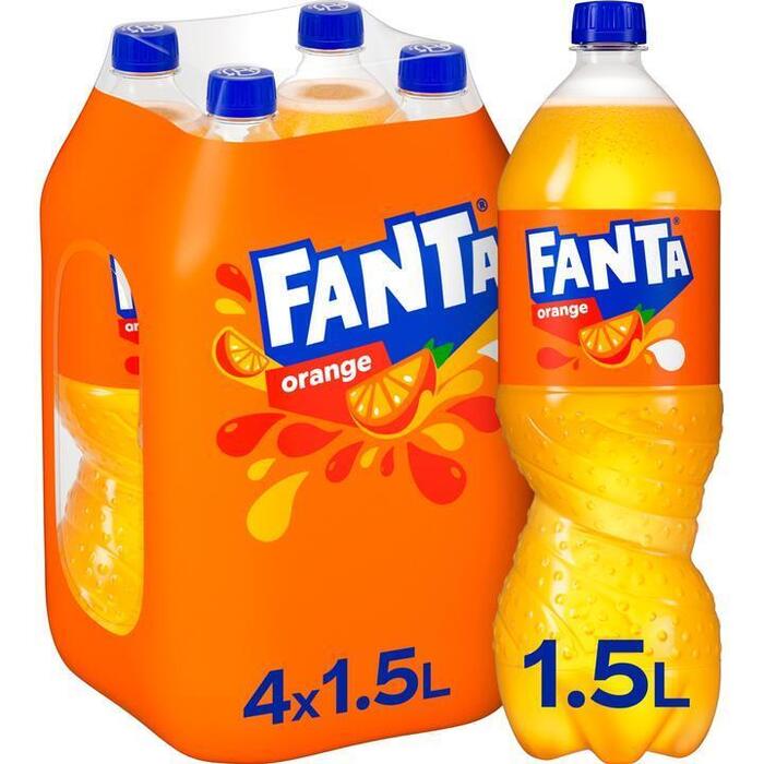 Fanta Orange PET Fles 4 x 1,5L (4 × 1.5L)