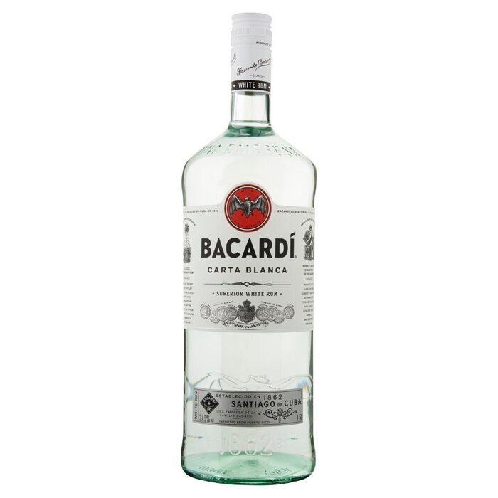 Bacardi Carta Blanca (Fles, 1.5L)