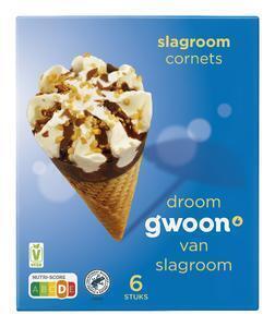 g'woon Cornets vanille slagroom (69g)