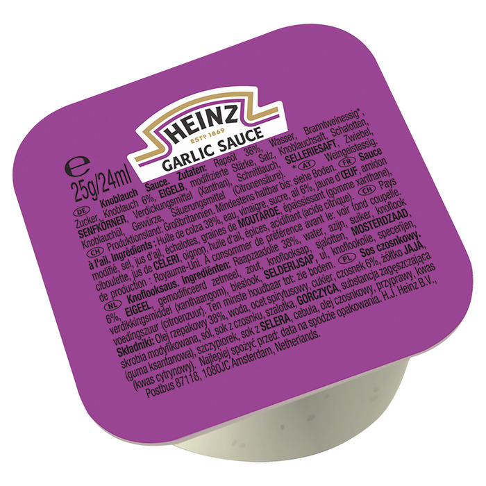 Heinz Garlic Sauce 100 x 25 g (100 × 25g)