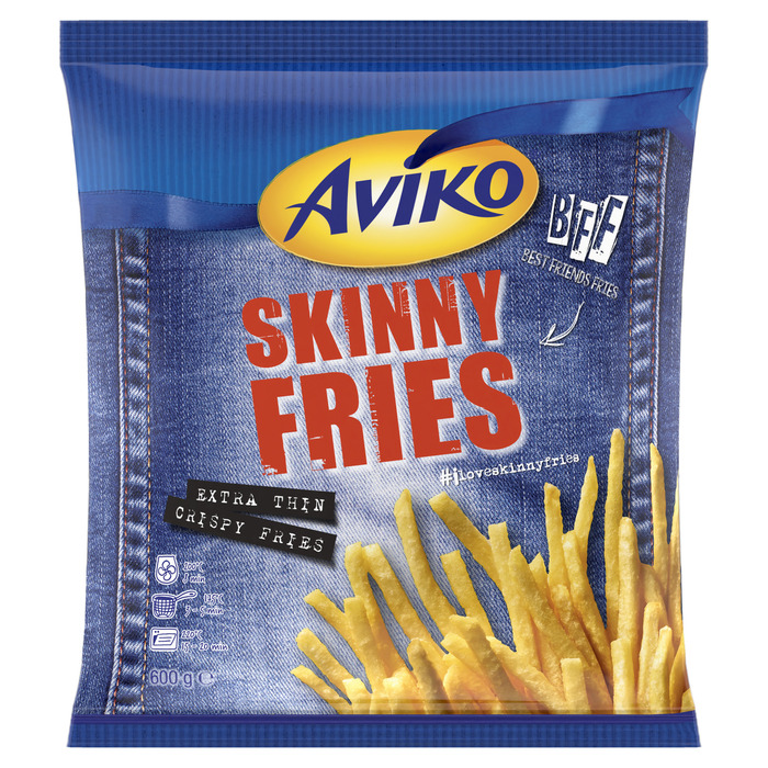 Aviko Skinny Fries 600 g (Zak, 600g)