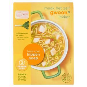 G'woon kippensoep 2 pak 133gr (120g)