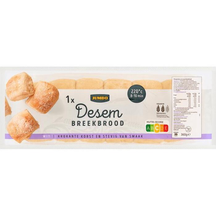 Jumbo - Desem Breekbrood - Wit - 360g (360g)