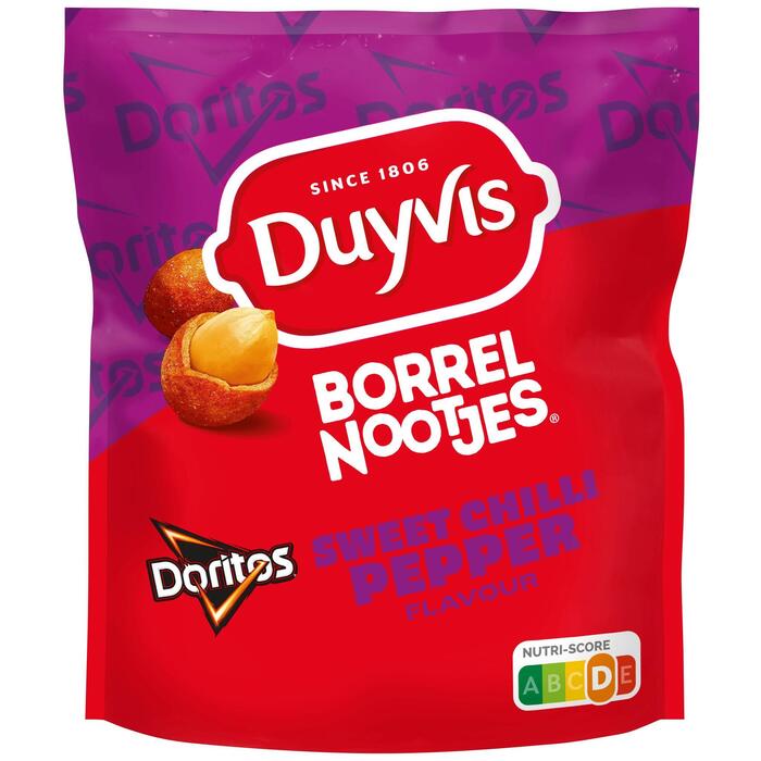 Duyvis Borrelnootjes Doritos Sweet Chilli Pepper Pinda Noten 200 gr (Zak, 200g)