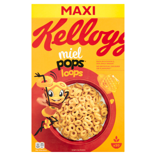 Kellogg's Miel Pops Loops Maxi 600 g (600g)