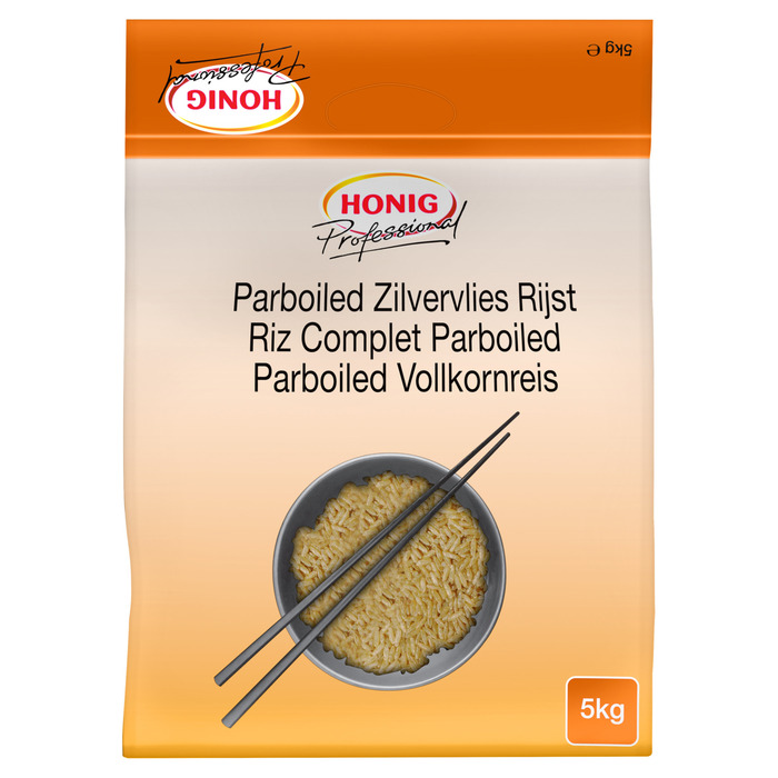 Honig Professional Rijst Parboiled Zilvervlies 5 kg Zak (5kg)