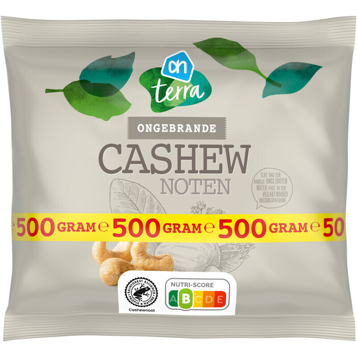 AH Terra Ongebrande cashewnoten (500g)