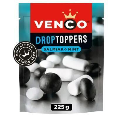 Venco Droptoppers Salmiak & Mint 225 g (225g)