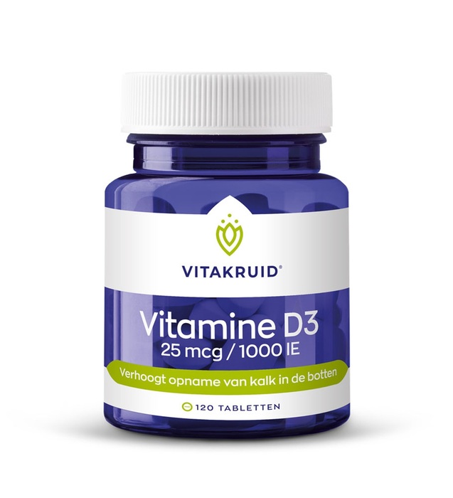 Vitakruid Vitamine D3 25mcg/1000IE