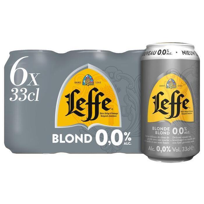 Leffe Blond 0.0% (rol, 6 × 33cl)