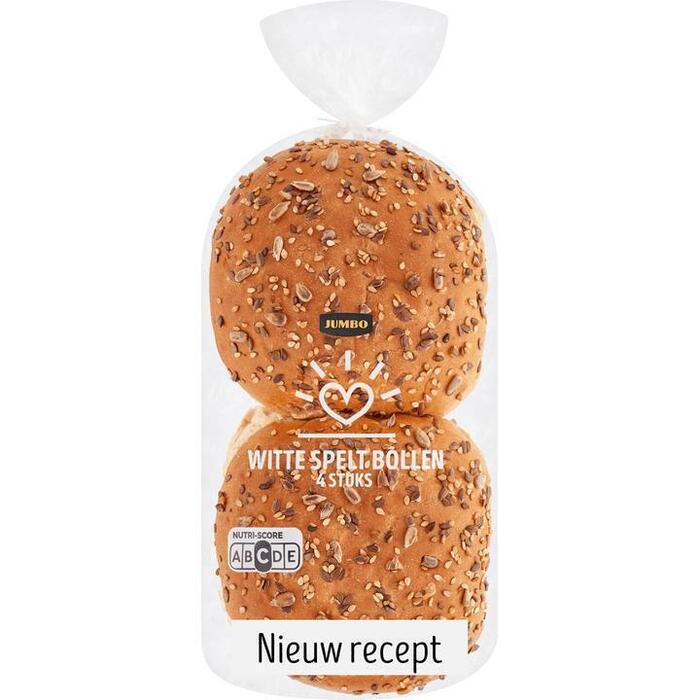 Jumbo - Spelt Bollen Wit - 4 Stuks