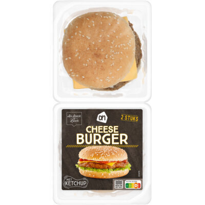 AH Broodje cheeseburger (311g)