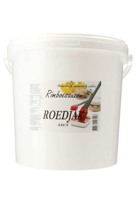 Rimboesauzen Roedjak saus 10 kg (250ml)