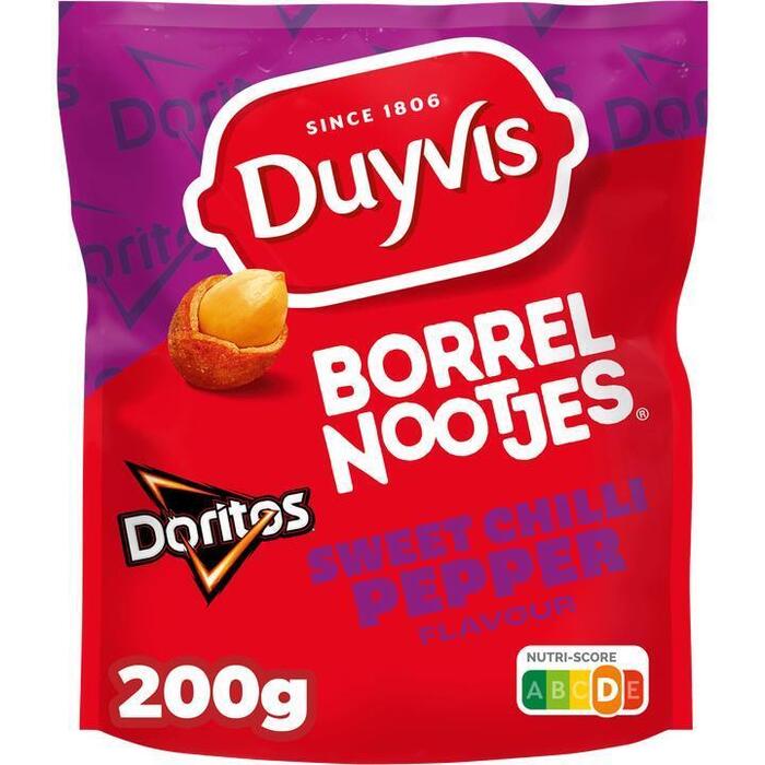 Duyvis Borrelnootjes Doritos Sweet Chilli Pepper Pinda Noten 200 gr (Zak, 200g)