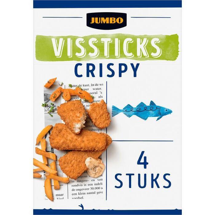 Jumbo Vissticks Crispy 4 Stuks (280g)