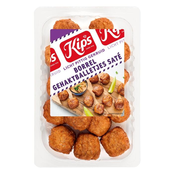 Kips Borrel Gehaktballetjes Saté 320g (320g)