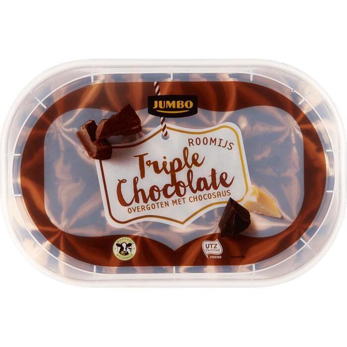 Jumbo Roomijs Triple Chocolate 500g (500g)
