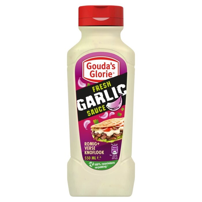 Gouda's Glorie Fresh Garlic Sauce 550ml (0.55L)