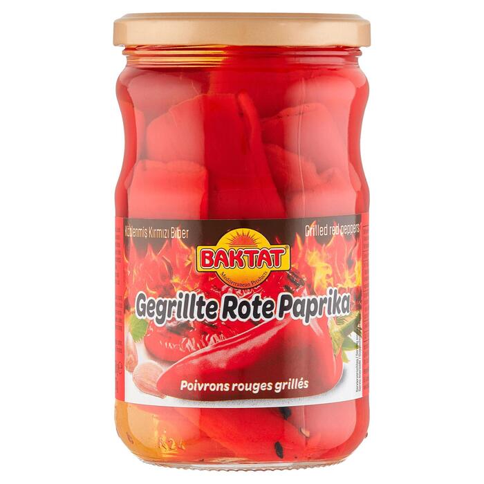 Gegrilde Rode Paprika (Pot, 650g)