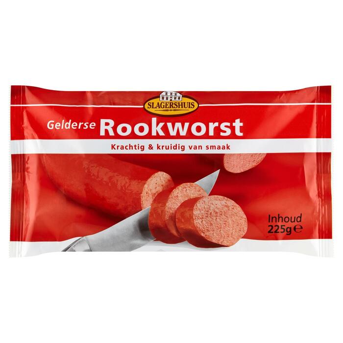 Gelderse rookworst (zak, 225g)