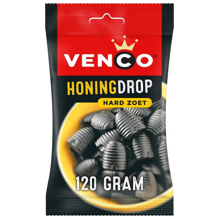 Venco Honingdrop Hard Zoet 120g (Zak, 120g)
