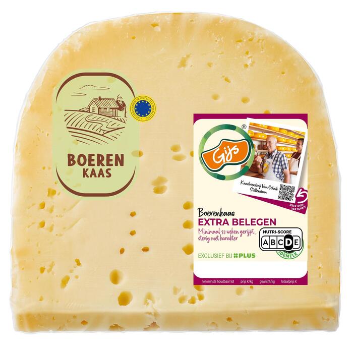 Boerenkaas extra belegen (Stuk, 500g)