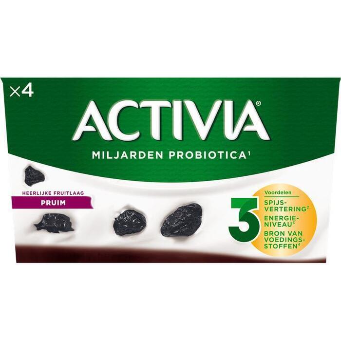 Activia yoghurt pruim (Set, 4 × 125g)