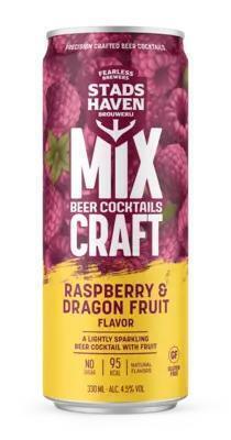 Stadshaven brouwerij Mixcraft raspberry & dragon fruit (33cl)