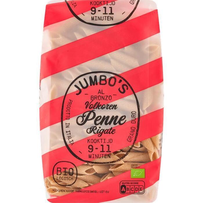 Jumbo's Biologisch Volkoren Penne Rigate 500 g (500g)
