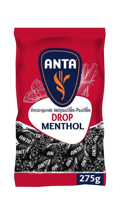 Anta Flu Verzorgende Keelpastilles Drop Menthol 275g (Zak, 275g)
