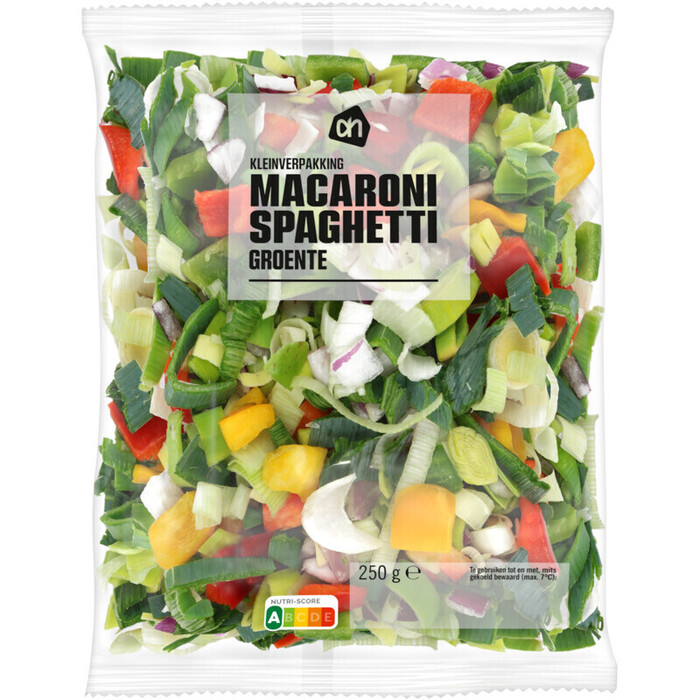 AH Kleintje macaroni spaghetti groente (250g)