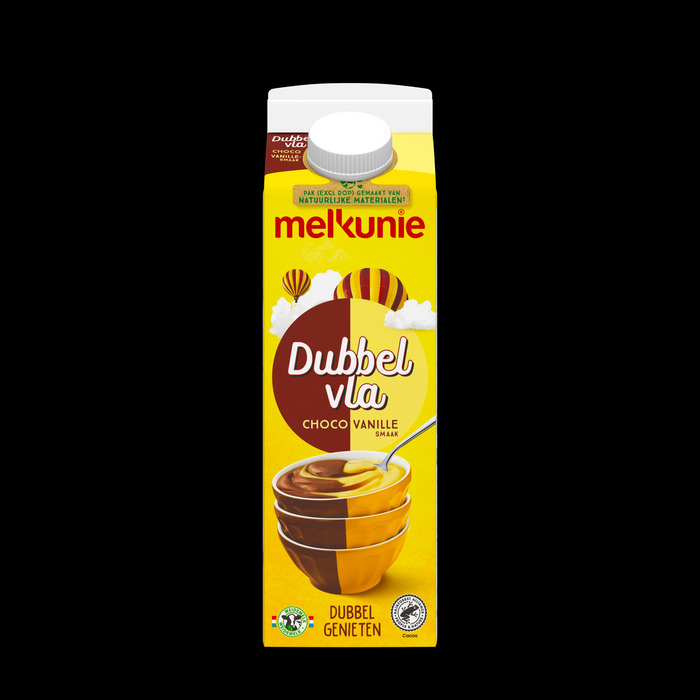 Dubbelvla vanille-chocolade (1L)