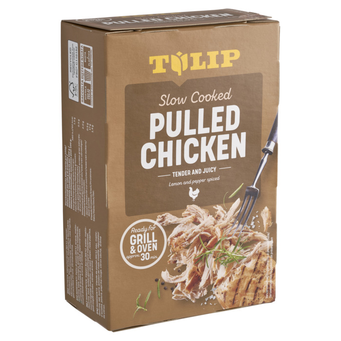 Tulip slow cooked pulled chicken barbeque 500 gram (500g)