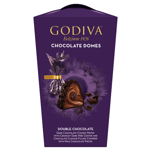Godiva Domes Double Chocolate 123 gram (123g)