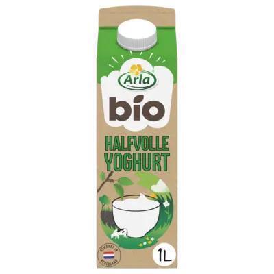 Biologische milde yoghurt halfvol (Pak, 1L)