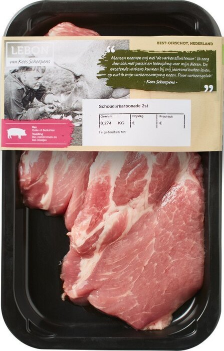 Varkens schouderkarbonade (275g)
