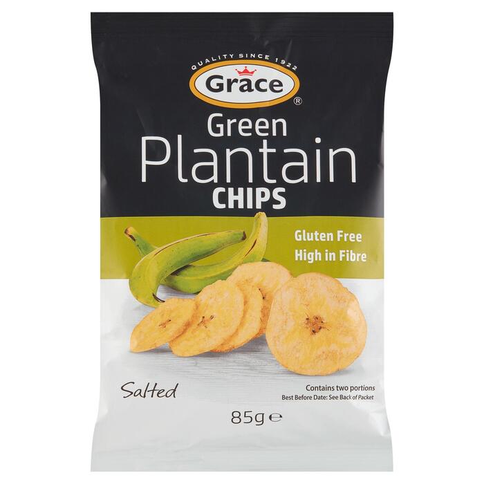 Grace Green plantain chips (Zak, 85g)