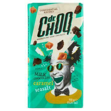Dr. Choq Melk Chocolade Karamel Zeezout 150g (150g)