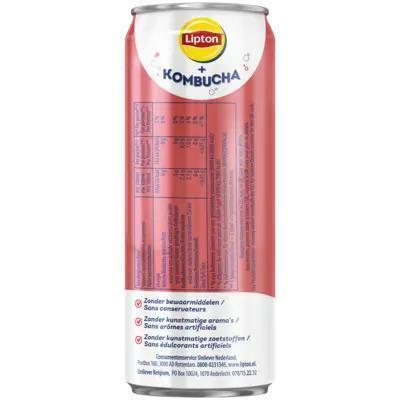 Lipton Ice tea kombucha strawberry mint flavour (33cl)