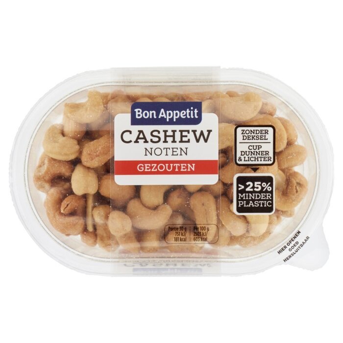 Bon Appetit Cashewnoten Gezouten 170 g (170g)