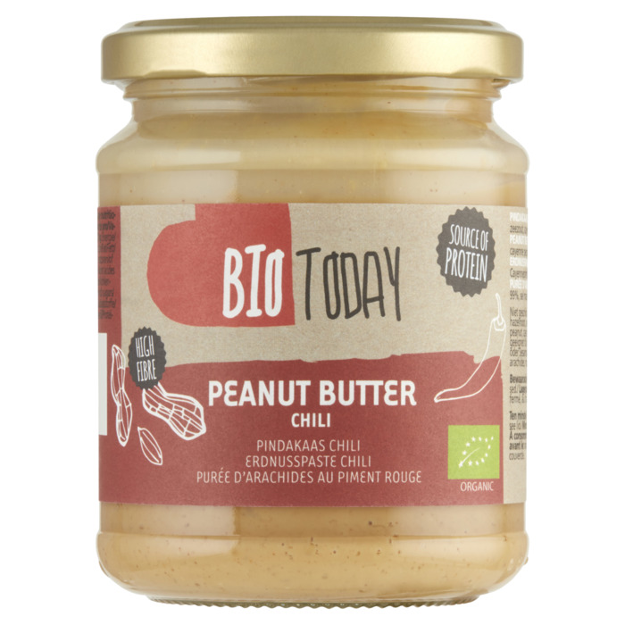 Biotoday Pindakaas Chili Bio 250g (250g)