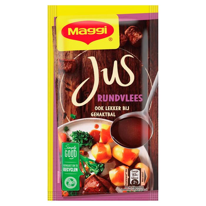 Maggi Jus Rundvlees 18 g (Zakje, 18g)