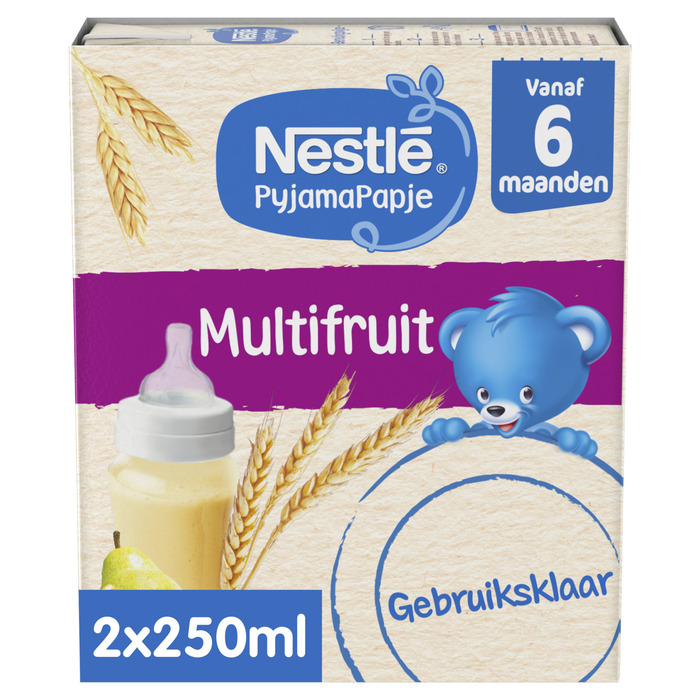 Nestlé Pyjamapapje multifruit 6mnd (Doos, 0.5L)