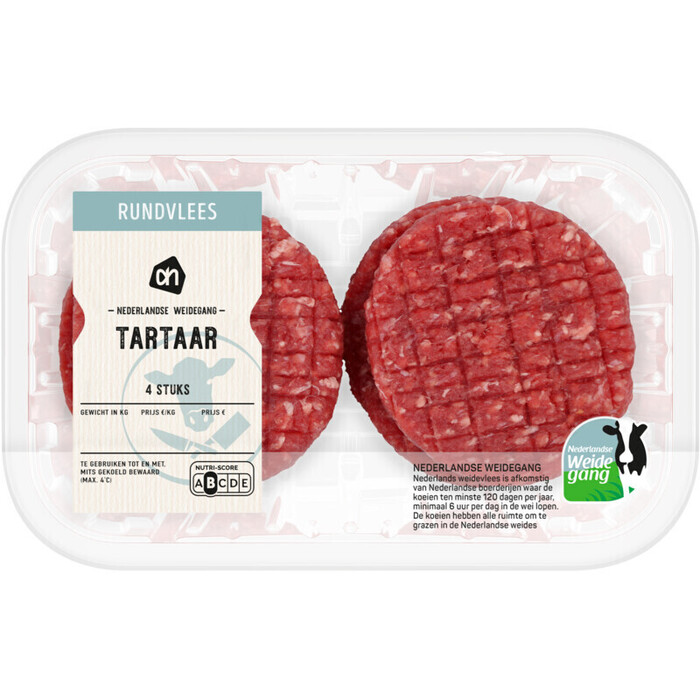AH Rundertartaar (4 × 100g)