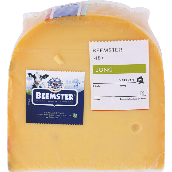 Beemster Kaas jong 48+ stuk (580g)