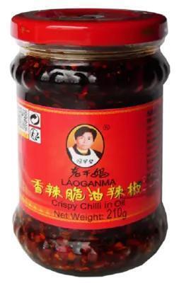 Old Mother Crispy chilli in oil (210g)