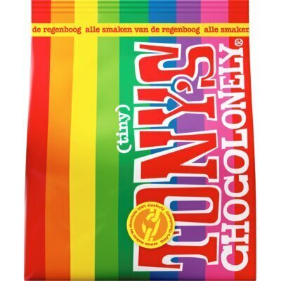 Tony's Chocolonely Tiny's chocolade mix 135g (plastic zak, 135g)
