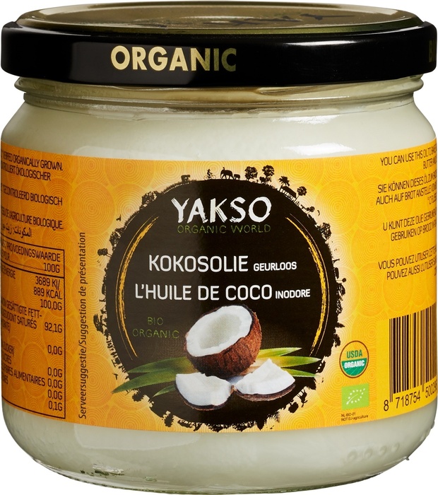 Kokosolie geurloos (32cl)